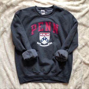 UPENN Charcoal Sweatshirt Unisex Sz M